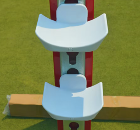 UV-Resistant Keyhole Jump Cups – Safe & Durable – Upgrade your show jumps with high-quality, UV-resistant keyhole jump cups, designed for long-lasting durability and easy height adjustments. These cups work with standard keyhole tracks and are compatible with safety release adapters for enhanced rider and horse safety. Perfect for training and competition, they provide a secure and reliable solution for your jump course. Shop now for premium jump accessories!